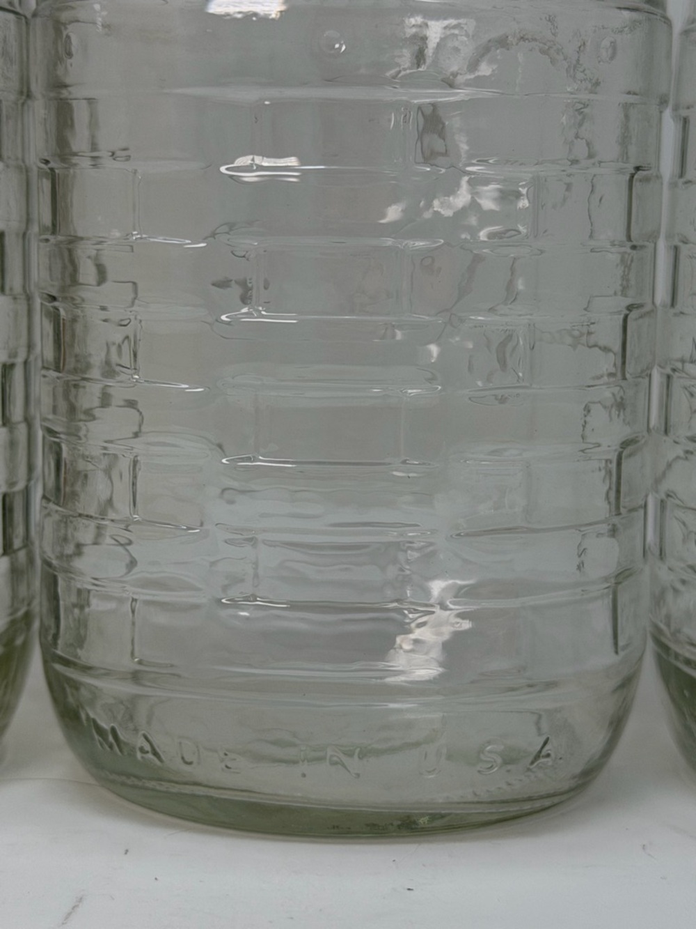 NEW Longaberger Blue Ribbon Quart Canning Jars Set 3 Glass USA w Lids Box - Picture 7 of 9